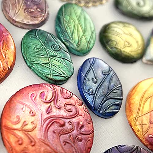 Pixiss Epoxy Resin Dye, Mica Powder, 15 Powdered Pigments Set, Soap Dye, Hand Soap Making Supplies, Eyeshadow and Lips Makeup Dye, Slime Pigment Pixiss