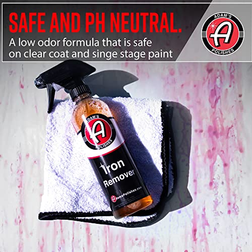 Adam's Polishes Iron Remover (16oz) - Iron Out Fallout Rust Remover Spray for Car Detailing | Remove Iron Particles in Car Paint, Motorcycle, RV & Adam's Polishes