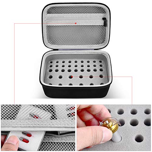 Organizer Case Compatible for Cricut Maker Blades QuickSwap Engraving Tip Bonded-Fabric Blade Housing for Cricut Mint Explore Air Machine for Cricut PAIYULE