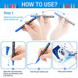 JR.WHITE Acrylic Paint Pens Paint Markers Set of 24: Extra Fine Point Acrylic Markers For Rock Painting Wood Glass Fabric Ceramic For Adults Kids Art JR.WHITE