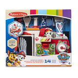 Melissa & Doug PAW Patrol Marshall's Wooden Rescue EMT Caddy (14 Pieces) - PAW Patrol Take-Along Pretend Play First Responder Rescue Kit, PAW Patrol Melissa & Doug