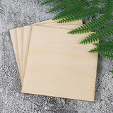 Healifty 20pcs Unfinished Wood Crafts Wooden Square Cutouts Unfinished Wood Squares Wooden Chips for Crafts Homemade Ornaments Wood Craft Slices Wood Healifty