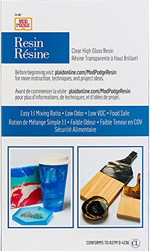 Mod Podge 16 fl oz Hardener 2-Part Supplies Pack, Perfect Kits and Silicone Molds for Epoxy Resin Projects, 25264, Clear - WoodArtSupply
