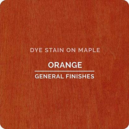 General Finishes Water Based Dye, 1 Pint, Orange - WoodArtSupply