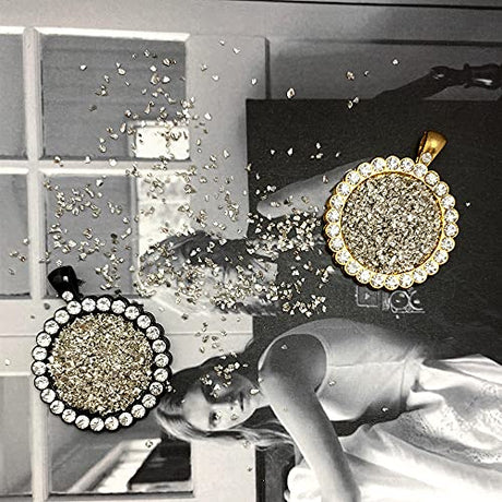 Jmassyang Crushed Glass Irregular Metallic Chips 100g Sprinkles Chunky Glitter for Nail Arts Craft Resin DIY Mobile Phone Case Vase Fillers Jewelry Jmassyang