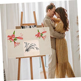 COHEALI 4pcs Square Blank Drawing Board Unfinished Door Plaque Hanging Blank Sign Decorative Signs Unfinished Painting Boards Wedding Decor Front COHEALI