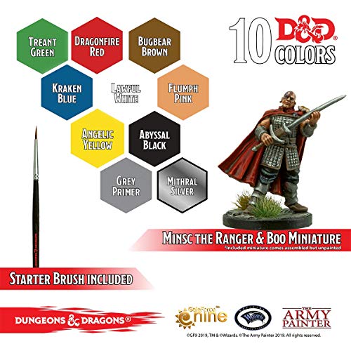 The Army Painter Dungeons and Dragons Official Line Adventurer's Painting Supplies, Craft & Wood Paint, Acrylic Paint Set - WoodArtSupply