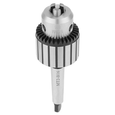 Vevor Metal Lathe Cu 1-13Mm acity Carbide Steel Mt2-B16 Arbor Key Type Drill Chuck Mini Lathe Tool