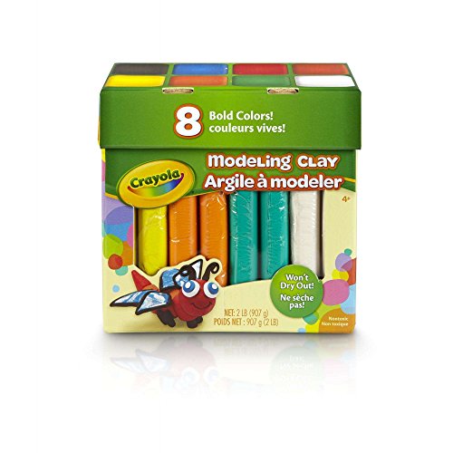Crayola Modeling Clay in Bold Colors, 2lbs, Gift for Kids, Ages 4 & Up Crayola