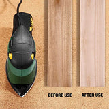 TECCPO Detail Sander, 14,000 OPM Compact Electric Sander with 12Pcs Sandpapers, Efficient Dust Collection System, Multi-Function 1.1Amp Hand Sander TECCPO