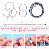 VICTLOV 126 Pieces Charm Bracelet Making Kit, DIY Craft for Girls, Unicorn/Mermaid Crafts Gifts Set for Arts and Crafts for Girls Teens Ages 8-12 VICTLOV