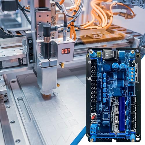 3 Axis GRBL V1.1f 32-Bit Controller, Dual Y-axis USB Drive Board for Stepper Motor Drive Control-Board Stepper Motor Support Offline for Woodworking HSOKEW