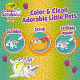Crayola Scribble Scrubbie Pets Dinosaur Waterslide, Dinosaur Toys for Kids, Pet Grooming Set, Holiday Gifts for Kids, Ages 3+ Crayola