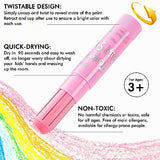 Shuttle Art Tempera Paint Sticks, 20 Pastel Colors, Solid Tempera Paint for Kids, Super Quick Drying, Works Great on Paper Wood Glass Ceramic Canvas Shuttle Art