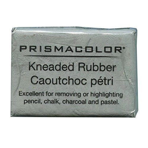 PRISMACOLOR Design Eraser, 1224 Kneaded Rubber Eraser, Grey (70531) (3 Pack) - WoodArtSupply