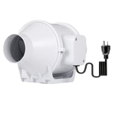 Hon&Guan 3 Inch Duct Fan, High Efficiency Inline Fan Mixed Flow Ventilation System Exhaust Air Fan for Bathroom, Kitchen, Grow Tent, 3D Printer (S Hon&Guan