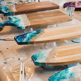 [Pack of 100] Disposable Measuring Cups for Mixing Epoxy Resin - Measurements in mL and Oz - Bonus Pack With 25 Applicator Sticks, 25 Mixing Sticks EpoxyStix