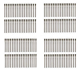 144pcs - Flexible Horsehair Bristle Tin/Metal Tubular Ferrule Handle Acid Flux Brushes for Home School Shop Garage Sold_By_Cheapnwork