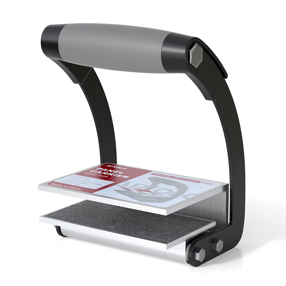 APIOLO Panel and Plywood Carrier, Plywood Lifting Tool and Drywall Carrying Tool, Panel Gripper by Single Hand for Sheet Board Clamp Drywall Lifter, APIOLO