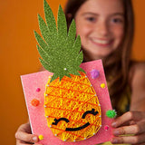 Craft-tastic DIY String Art – Craft Kit for Kids – Everything Included for 2 Arts & Crafts Projects – Features a Fun Flamingo & Pineapple Patterns Craft-tastic