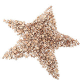 800 Pieces Christmas Wooden Stars Blank Wooden Star Slices Mini Star Embellishments Assorted Size Wooden Star Ornament for DIY Christmas Craft Making Syhood