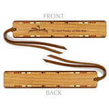 So Many Books So Little Time Engraved Wooden Bookmark - Also Available with Personalization - Made in The USA Mitercraft