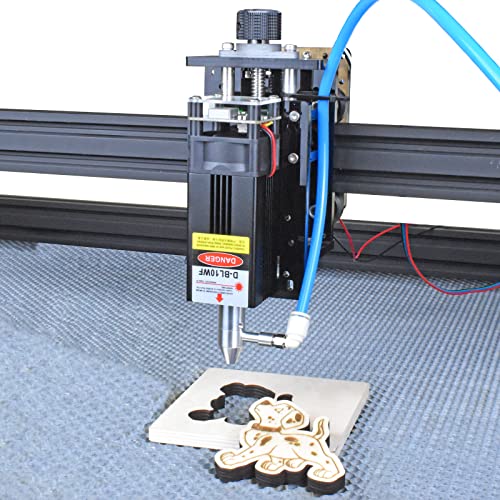 Laser Module with Air Assist, 80W Laser Engraving Cutting Module, 10W Optical Power - WoodArtSupply