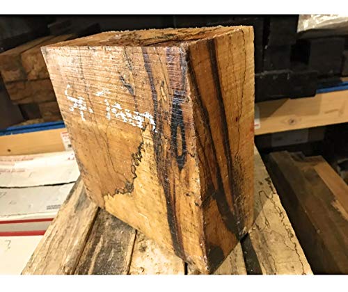 Spalted Tamarind 8x8x3 Hardwood Bowl Blank Woodturning Lumber Globalwoods