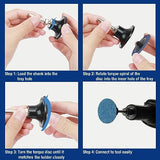 WORKPRO 101-pieces Sanding Discs Set, 2 inch Discs with 1/4 inch Holder, Surface Conditioning Disc for Die Grinder Surface Prep Strip Grind Polish WORKPRO