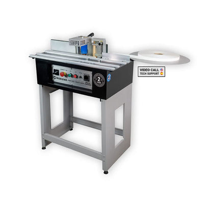 Maksiwa Portable Edgebander CBC.E Black Edition - Hot Melt System - Pellet Low Temperature Glue - Edgebanding Solution with 2-Year Warranty and Tech - WoodArtSupply