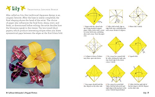 LaFosse & Alexander's Origami Flowers Kit: Lifelike Paper Flowers to Brighten Up Your Life: Kit with Origami Book, 180 Origami Papers, 20 Projects & Tuttle Publishing