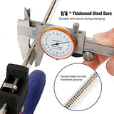 WORKPRO 12-Inch Steel Bar Clamps Set, 2-pack Quick-Release Clutch Style Bar Clamps with 2-1/2" Throat, Micro-Adjustment Handle and 600 lbs Load WORKPRO