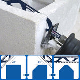 Reciprocating Saw Blade, Universal Cutting Recip Sabre Saw Blade, Alloy Steel Brick Concrete Cutting Saw Blade, High Strength Masonry Cutting Blade Janoiuc