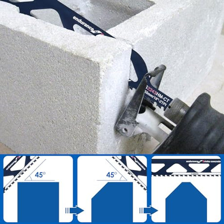 Reciprocating Saw Blade, Universal Cutting Recip Sabre Saw Blade, Alloy Steel Brick Concrete Cutting Saw Blade, High Strength Masonry Cutting Blade Janoiuc