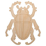 Scarab Beetle Unfinished Craft Wood Holiday Christmas Tree DIY Pre-Drilled Ornament Sniggle Sloth