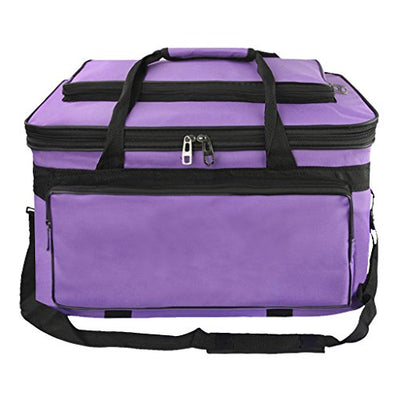 Large Fundamentals Art & Crafts Supplies Organizer Bag Padded Tote Adjustable Shoulder Bag Foldable Essentials Art Storage Cargo Carry Case for Brush