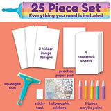 Creativity for Kids Squeegeez Magic Reveal Art Kit: Kawaii - Arts and Crafts for Kids Ages 7-12+, Gifts for Girls and Boys Creativity for Kids