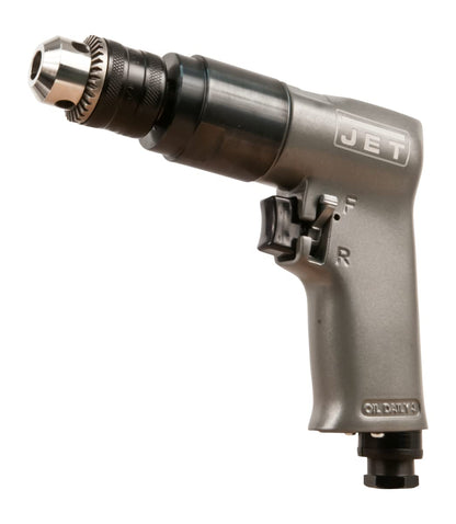 JET 3/8-Inch Pneumatic Reversible Drill, 2000 RPM (JAT-600) - WoodArtSupply