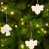 KALLORY 30 Pcs Unfinished Wood Crafts Butterfly Wood Slices Flower Wooden Cutouts with Holes Wooden Spring Ornaments to Paint DIY Blank Unfinished KALLORY