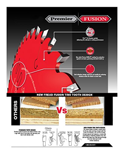 Freud P410: 10" Next Generation Premier Fusion General Purpose Blade - WoodArtSupply