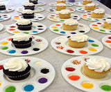 inifus 22 PCS Paint Tray Palettes for Kids, Plastic Paint Pallet with 10 Wells, Acrylic Artist Paint Tray Palette for Kids, Students to Acrylic Oil inifus