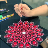 53PCS Mandala Dotting Tools Set for Painting Rocks,Mandella Art and Drafting Art Supplies Tosuced