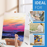 Falling in Art Wooden Tabletop Easel, Solid Wood Sketchbox Desktop Easel for Painting, Portable Art Drawing Easel for Beginners and Professionals Falling in Art