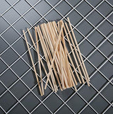 150 PCS 1/8 ×12 inch Basswood Sticks, Small Hardwood Unfinished Balsa Wood Squrae Strips for Crafts DIY Projects Qj-solar