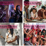 4 Pack Pre Drawn Canvas for Painting for Adults Paint and Sip Party Supplies Canvas Painting Kits Stretched Canvas to Paint Games Ladies Night Chic VALLSIP