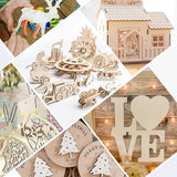 LotFancy Basswood Sheets, 12 Pack, 12 x 12 x 1/16 Inch, Plywood Sheets with Smooth Surfaces, 1.5mm Craft Wood Board for Laser Cutting, DIY LotFancy