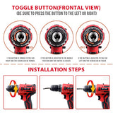 jar-owl Cordless Drill Set, 21V Brushless Drill Driver Kit, 1x 1.5Ah Li-ion Batteries, 319 In-lbs Torque, 3/8”Keyless Chuck, 2-Variable Speed, 25+1 jar-owl
