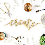 Woodums Create Wood Sign Hello Décor Wall Art for Gallery Wall - Unfinished 24" Wide x 8" Tall Woodums