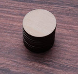 Sowaka 50 Pcs Unfinished Wooden Circle Discs Round Small Blank Natural Wood Slices for Crafting Writing DIY Project Ornament Painting Art Home sowaka