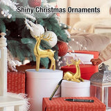 Art Liquid Gold Chrome Markers, KERIFI Reflective Gloss Metallic Chrome Marker Set, Supper Golden Mirror Marker Permanent, Touch Up Repair Paint Pen KERIFI